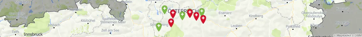 Map view for Pharmacies emergency services nearby Wörschach (Liezen, Steiermark)